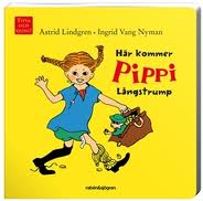 Pekbok Hr kommer Pippi Lngstrump Astrid Lindgren & Ingrid Vang Nyman i gruppen Leksaker / Leksaker frn 1 r / Bcker  / Lsbcker hos Kpbarnvagn (9789129671100)
