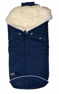 BOZZ �kp�se Lammskinnsfodrad Navy Blue