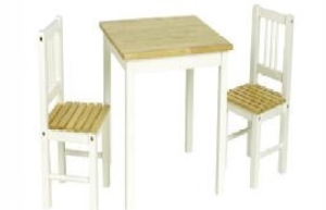 Juniorset - 2 stolar + bord