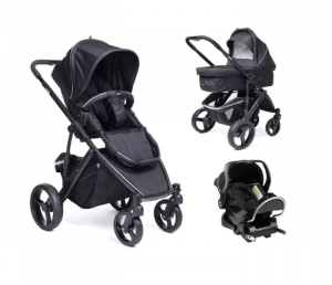 Brio Sing 2013 Sittvagn Inkl. liggdel och babyskydd med bas, Black