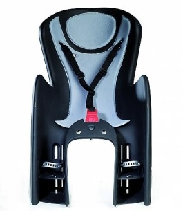 OKBaby Cykelsits Body Guard 2013 med ramf�ste - Svart med gr� sits