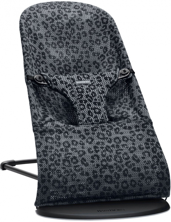 Babybjrn Vippestol Bliss Soft Mesh Leopard Anthracite i gruppen Leker / Babyleker 0-1 r / Vippestoler hos Kpbarnvagn (006078)