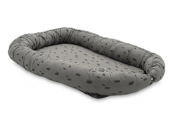 Jollein Babynest Spot Storm Grey i gruppen Barn & Frlder / Barnrum  / Babynest hos Kpbarnvagn (046-001-65347)