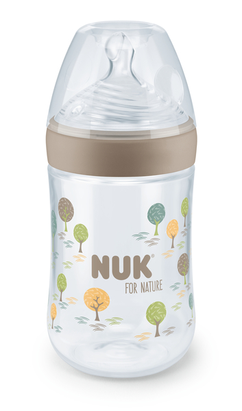 NUK for Nature Temperature Control Bottle Silicon 260ml i gruppen Barn & Frlder / ta & dricka / Nappflaskor & muggar hos Kpbarnvagn (10216038)