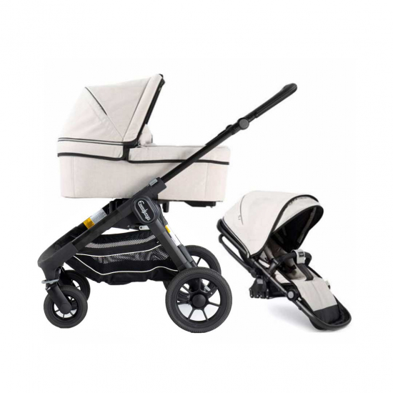 Emmaljunga NXT60 Duovagn Soft Beige i gruppen Barnvagnar  / Varumrken / Emmaljunga /  Emmaljunga NXT60 hos Kpbarnvagn (11268)