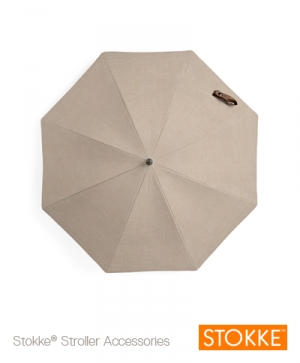 Parasoll till STOKKE® - BEIGE MELANGE i gruppen Barnvagnar / Varumärken / STOKKE / Stokke tillbehör hos Köpbarnvagn (177112)