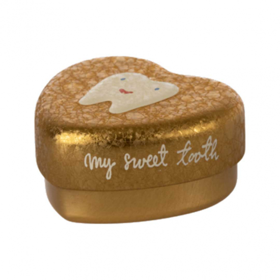 Maileg Tandask Guld i gruppen Barn & Frlder / Barnrum  / Inredning / Dekoration / Smfrvaring hos Kpbarnvagn (20-7010-00-guld)