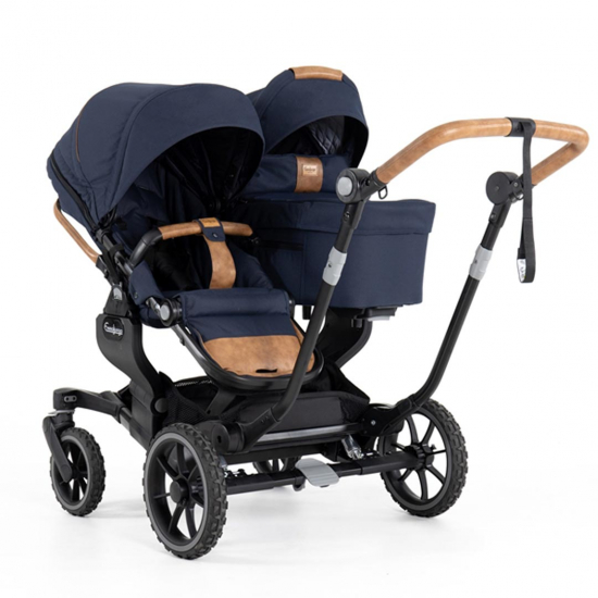 Emmaljunga NXT Twin 735 Syskonvagn Outdoor Navy