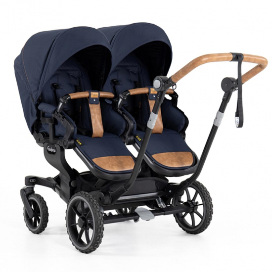 Emmaljunga NXT Twin 735 Flat Sittvagn Outdoor Navy