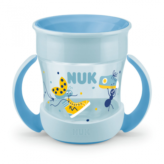 NUK Evolution Mini Magic Kopp Blå i gruppen Barn & Förälder / Äta & dricka / Nappflaskor & muggar hos Köpbarnvagn (255605)