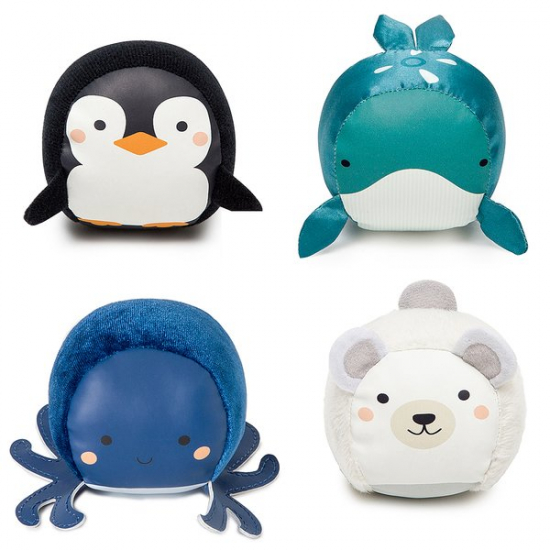 Mjuka Bollar 4-pack Ocean  i gruppen Leksaker / Leksaker frn 2 r / Bollar hos Kpbarnvagn (303518)