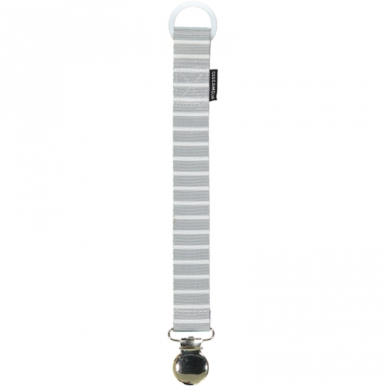 Geggamoja Napphllare Grey/White i gruppen Barn & Frlder / Omvrdnad & Hygien / Nappar & napphllare hos Kpbarnvagn (356031)