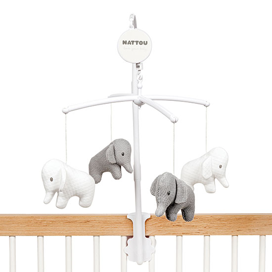 Nattou Tembo Sngmobil Elefant i gruppen Leksaker / Babylek 0-1 r / Sngmobiler hos Kpbarnvagn (41010-85)