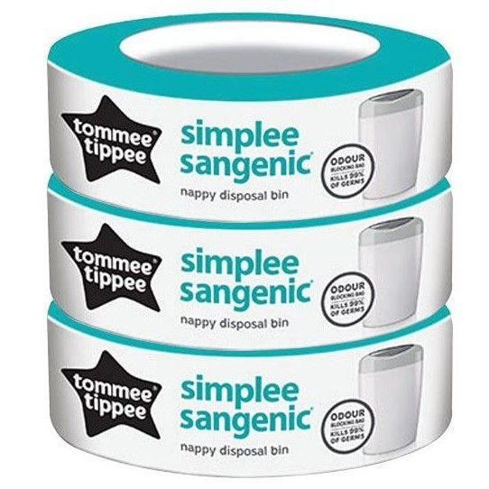 Sangenic Simplee Refill 3pack Blöjhinkar & refiller