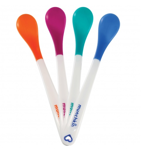 Munchkin Vrmesensorsked 4-pack i gruppen Barn & Frlder / ta & dricka / Bestick hos Kpbarnvagn (5019090115223)