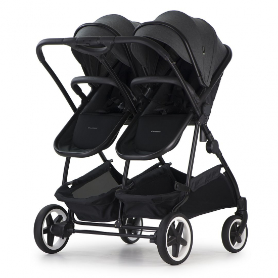 Crescent Twin 360 Syskonvagn Black i gruppen Barnvagnar  / Barnvagnstyp / Syskonvagnar hos Kpbarnvagn (51289-24)