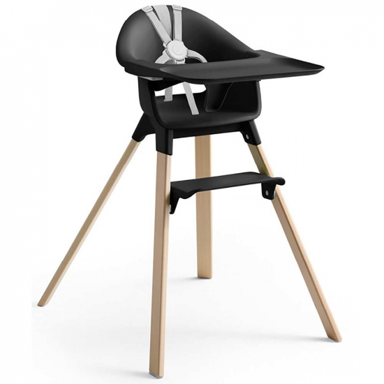 Stokke Clikk Matstol Black Natural i gruppen Barn & Frlder / Matstolar & dynor hos Kpbarnvagn (552007)