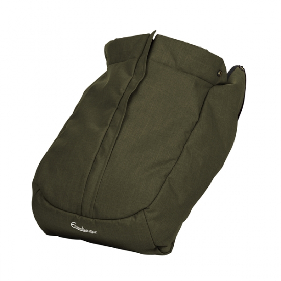 Emmaljunga 2023 Fotsack NXT FLAT Outdoor Olive i gruppen Barnvagnar  / Varumrken / Emmaljunga / Tillbehr hos Kpbarnvagn (61307)