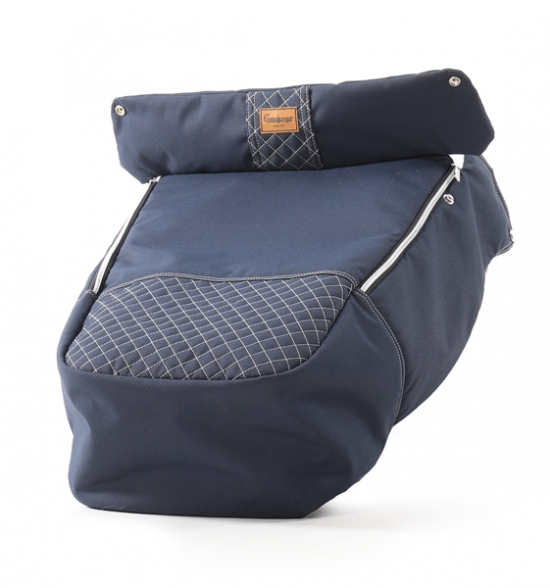 Emmaljunga 2023 Fotsack NXT ERGO De Luxe Scandinavian Blue i gruppen Barnvagnar  / Varumrken / Emmaljunga / Tillbehr hos Kpbarnvagn (62323)