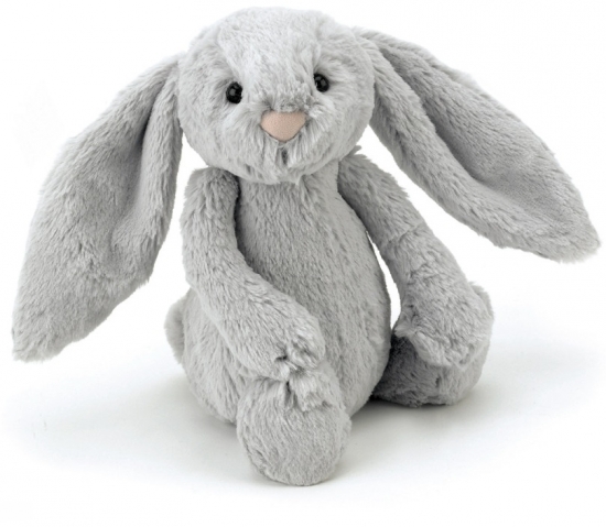 Jellycat Gosedjur Bashful Bunny Medium Ljusgr i gruppen Leksaker / Leksaker frn 2 r / Nallar & mjuka djur hos Kpbarnvagn (670983073997)