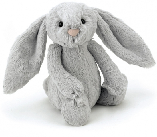 Jellycat Gosedjur Bashful Bunny Medium Ljusgr i gruppen Leksaker / Babylek 0-1 r / Nallar & mjuka djur hos Kpbarnvagn (670983073997)