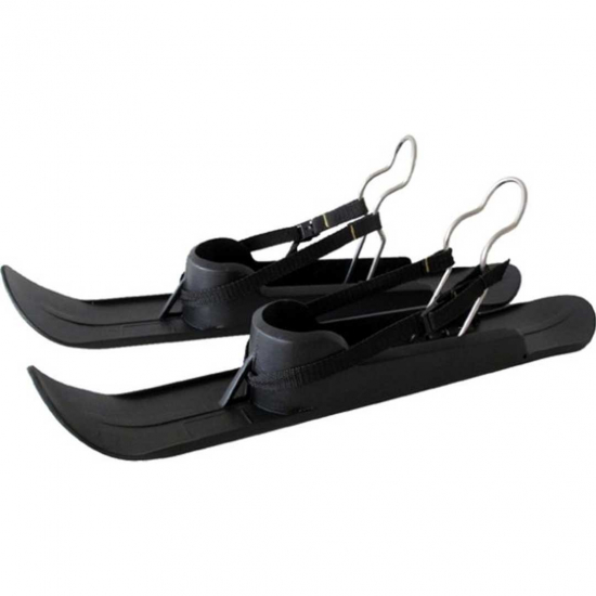 SN&Ouml;WALK Sci Per Passeggino - Lunghezza 55cm, Larghezza 11cm, Nero, Per Neve E Fango, Con Staffe Regolabili