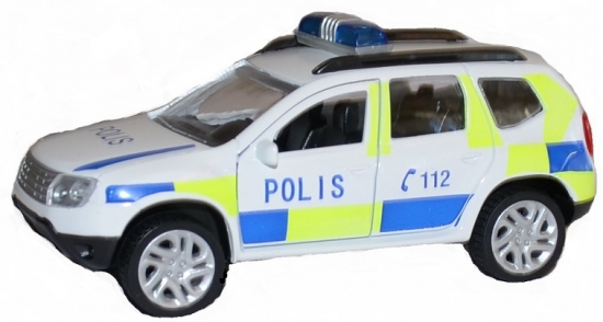 Pull-back Leksaksbil Die-Cast Polisbil i gruppen Leksaker / Leksaker från 3 år / Bilar & fordon hos Köpbarnvagn (7320342810468)