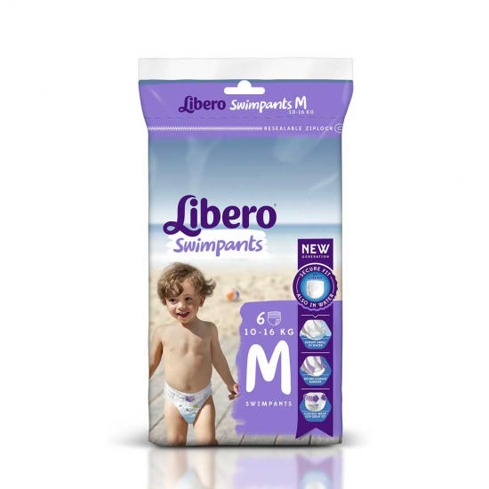 Libero Badblöjor Medium 10-16 kg i gruppen Barn & Förälder / Förälder / Resa med barn / Solskydd / Solskyddskläder hos Köpbarnvagn (7322540375756)