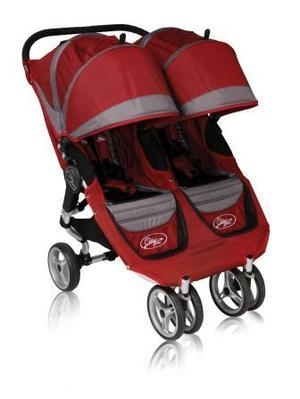 Baby Jogger City Mini dubbel 2012, red i gruppen BARNVAGNAR & TILLBEHÖR / BabyJogger barnvagnar  / Baby Jogger Mini dubbelvagn hos Köpbarnvagn.se (81176)