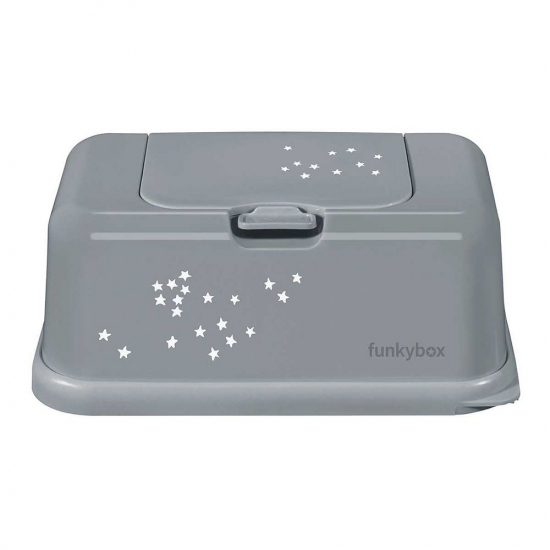 Funkybox Frvaringslda Vtservetter - Grey Little Stars