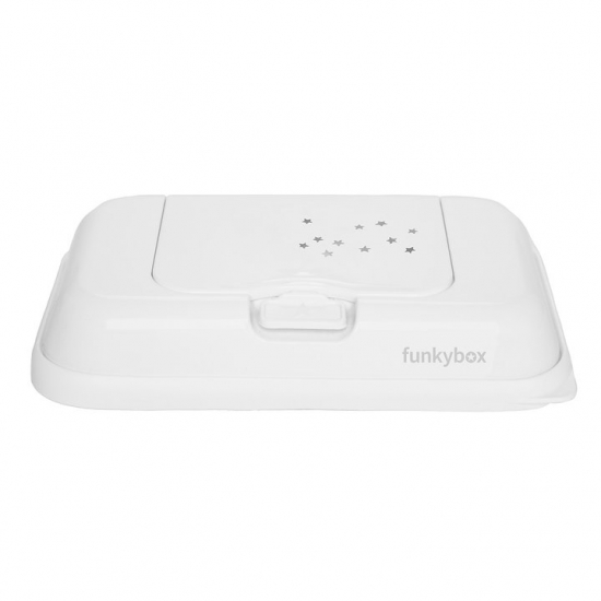 Funkybox ToGo Frvaringslda Vtservetter - White Little Stars