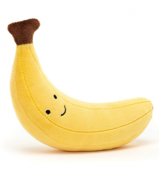 Jellycat Fabulous Fruit Banan i gruppen Leksaker / Babylek 0-1 r / Nallar & mjuka djur hos Kpbarnvagn (FABF6B)