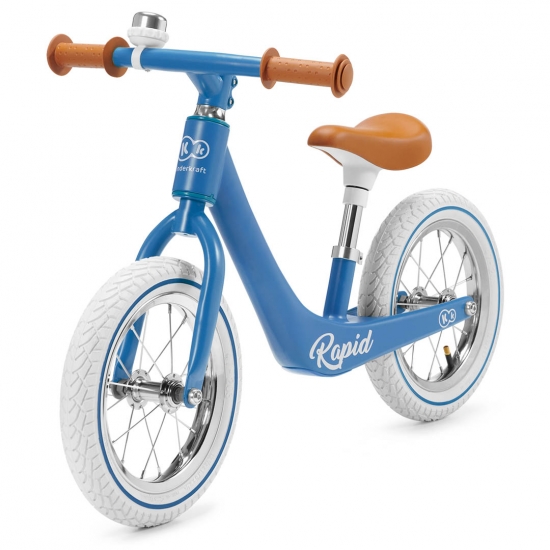 Kinderkraft Rapid Balanscykel med lufthjul Blue Sapphire i gruppen Leksaker / Leksaker frn 2 r / Gbilar & Cyklar hos Kpbarnvagn (KKRRAPIBLU0000)