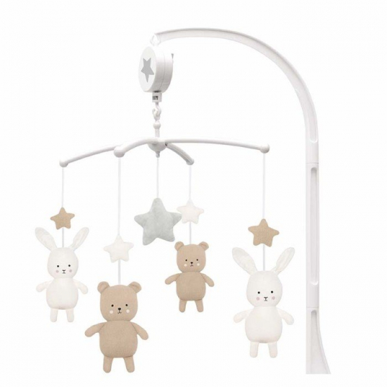 Jabadabado Sngmobil Teddy & Bunny  i gruppen Leksaker / Babylek 0-1 r / Sngmobiler hos Kpbarnvagn (N0145)