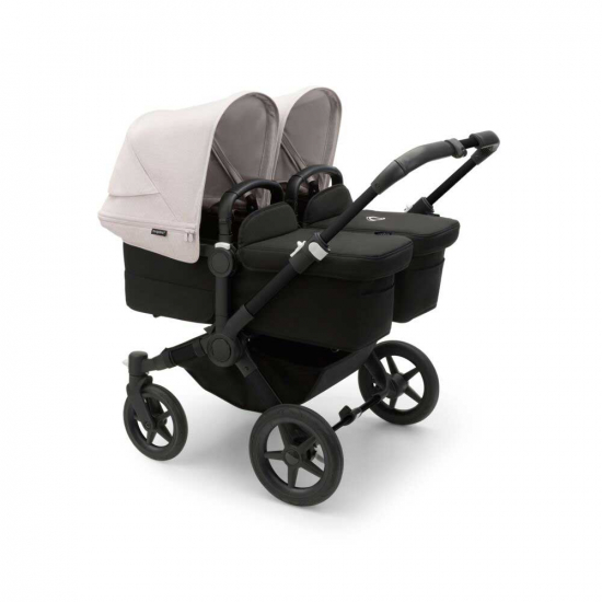 Bugaboo Donkey 5 Twin Black/Misty White i gruppen Barnvagnar  / Varumrken / Bugaboo / Bugaboo Donkey 5 hos Kpbarnvagn (PKTbdonkey15)