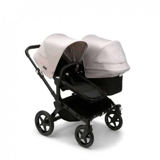 Bugaboo Donkey 5 Duo Black/Misty White i gruppen Barnvagnar  / Varumrken / Bugaboo / Bugaboo Donkey 5 hos Kpbarnvagn (PKTbdonkey17)