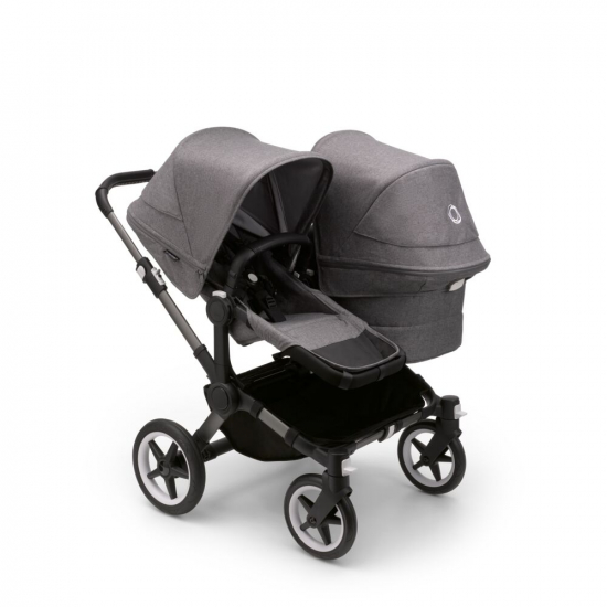 Bugaboo Donkey 5 Duo Graphite/Grey Melange i gruppen Barnvagnar  / Varumrken / Bugaboo / Bugaboo Donkey 5 hos Kpbarnvagn (PKTbdonkey2)