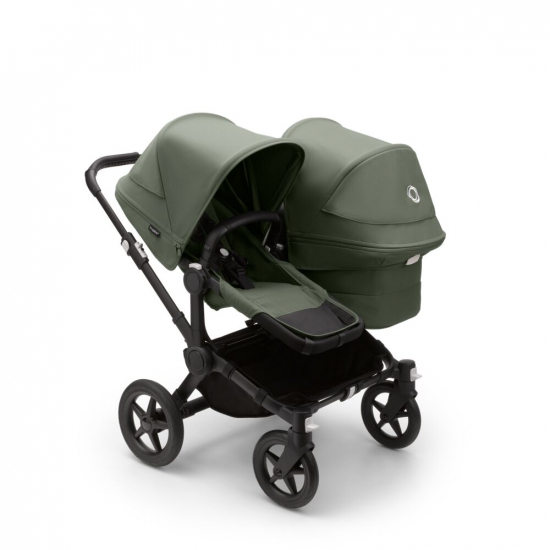 Bugaboo Donkey 5 Duo Black/Forest Green i gruppen Barnevogner / Varemerker / Bugaboo / Bugaboo Donkey 5 hos Kpbarnvagn (PKTbdonkey3)