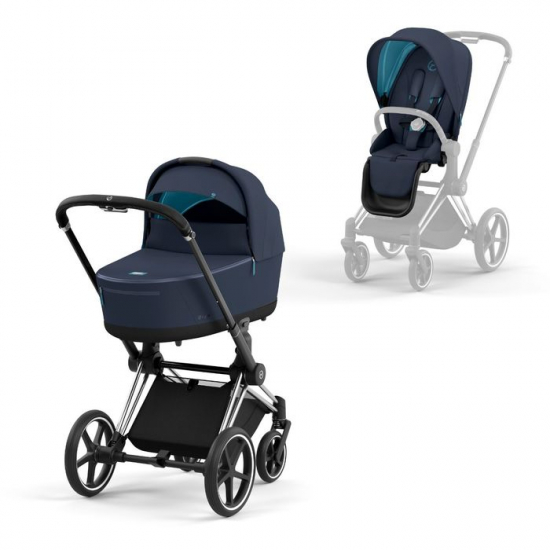 Cybex Priam Chrome Black/ Midnight Blue 2022