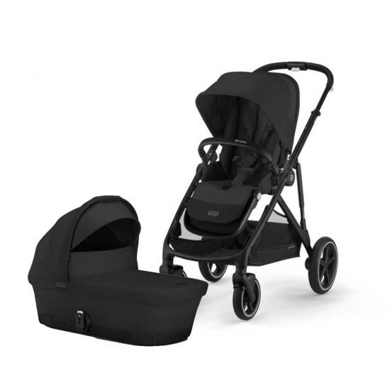 Cybex Gazelle S Duovagn Black/Deep Black i gruppen Barnvagnar  / Varumrken / Cybex / Cybex Gazelle S hos Kpbarnvagn (Pktcygs4)