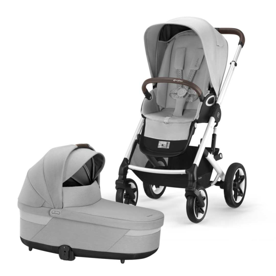 Cybex Talos S Lux 2023 Duo Komplett, Lava Grey i gruppen Barnvagnar  / Varumrken / Cybex / Cybex Talos S hos Kpbarnvagn (Pktcytal2)