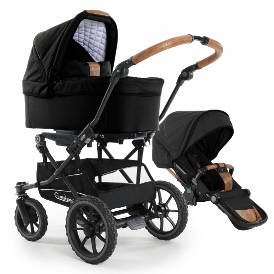 Emmaljunga 2023 Alu S Outdoor Black i gruppen Barnvagnar  / Varumrken / Emmaljunga / Emmaljunga ALU S hos Kpbarnvagn (Pktel23al1)