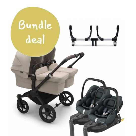 Bugaboo Donkey 5 Twin & Maxi-Cosi Cabriofix i gruppen Barnvagnar  / Varumrken / Bugaboo / Bugaboo Donkey 5 hos Kpbarnvagn (SET-Bdonkey13)