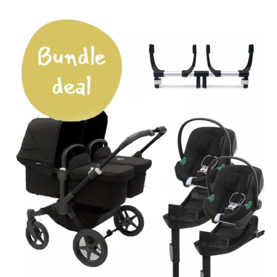 Bugaboo Donkey 5 Twin Paket Komplett i gruppen Barnvagnar  / Varumrken / Bugaboo / Bugaboo Donkey 5 hos Kpbarnvagn (SET-Bdonkey15)