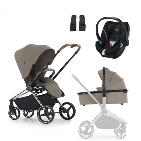 Crescent Ultra Inkl. Cybex Aton 5 i gruppen Barnvagnar  / Varumrken / Crescent / Crescent Ultra hos Kpbarnvagn (SET-cru3)