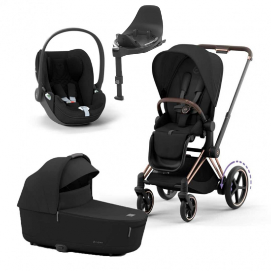 Cybex E-Priam Inkl. Cloud T Babybilstol og Base i gruppen Barnevogner / Varemerker / Cybex / Cybex e-Priam hos Kpbarnvagn (SET-cyepm3)