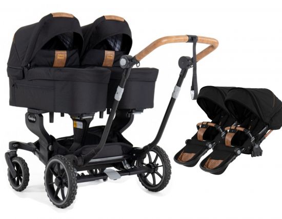 Emmaljunga NXT 2023 Twin Komplett Tvillingvagn ERGO i gruppen Barnvagnar  / Varumrken / Emmaljunga / Emmaljunga NXT Twin hos Kpbarnvagn (SET-nxttwinergo)
