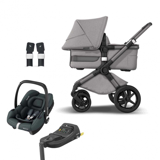 Bugaboo Fox 3 & Maxi-Cosi Cabriofix i-size i gruppen Barnvagnar  / Varumrken / Bugaboo / Bugaboo Fox 3 hos Kpbarnvagn (SETBgbFox3ts2)