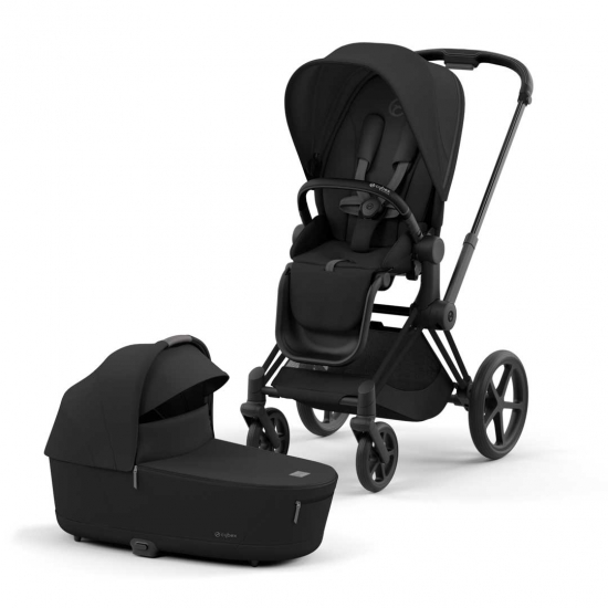 Cybex e-Priam Duovogn, Sepia Black i gruppen Barnevogner / Varemerker / Cybex / Cybex e-Priam hos Kpbarnvagn (SETcyep1)