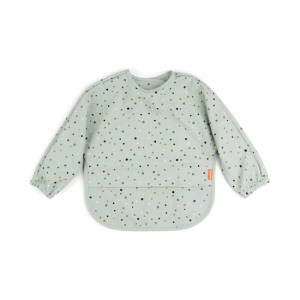 Done By Deer Haklapp med ärm, Happy Dots Grön